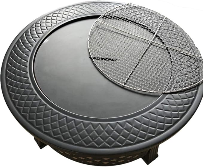 SYue 31.8in Mesa para Hoguera al Aire Libre, Patio Multifuncional