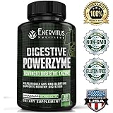 Digestive PowerZyme - Advanced Digestive Enzyme Supplement - 18 Potent Enzymes including Bromelain, Amylase, and Lactase to Relieve Indigestion, Gas, Bloating, even Dairy and Gluten Issues!