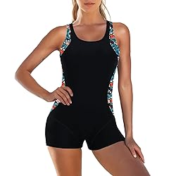 Zando Womens Swimsuits with Shorts Dive Skins for
