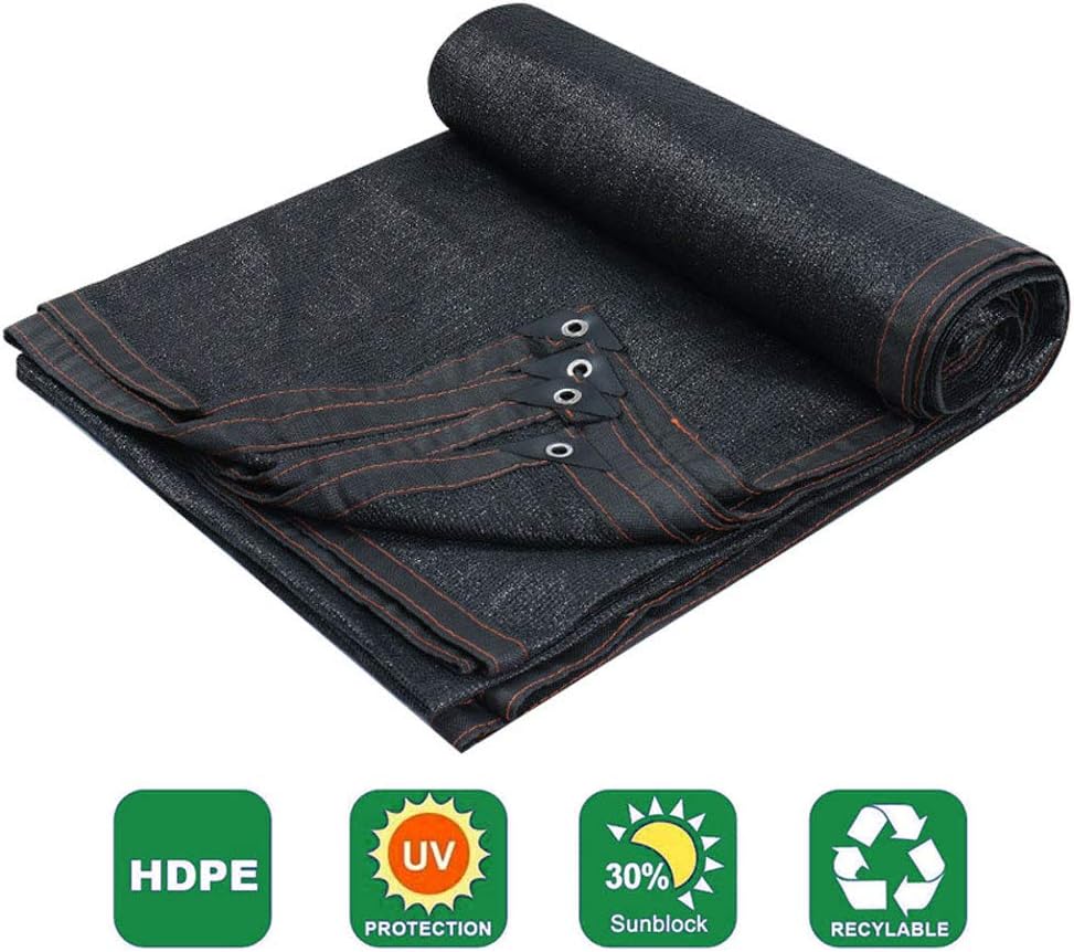 LFSTY Sonnenschutznetz Schattennetz Schwarzes Sonnensegel Schattentuch
