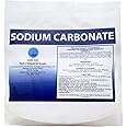 Duda Energy sc1f Pure Sodium Carbonate Dense Soda Ash Na2CO3 pH Adjust Chemical Spa Pool Cleaning Dishwasher, 1 lb., White
