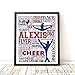 PrintChicks - Competitive Cheer Personalized Print - Cheerleading Art Decor Poster Team Gift. SHIPS 1-2 DAYS, ARRIVES BEFORE CHRISTMAS!