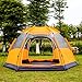 Sowin Family Camping Tent 3-4 Person Automatic Instant Pop up Lightweight Backpacking Dome Tent with Removable Waterproof Rain Fly Trap for Outdoor Picnic Beach Hiking Fishing with Carry Bag