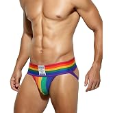 Arjen Kroos Men's Jockstrap Athletic Supporter Sport Jock Straps Underwear | Breathable Pouch, Soft Stretchy Fabric, High-Elastic Wide Waistband, for Gym, Fitness, Sports, Workout, Daily, Athletic Use