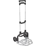 Seville Classics Folding Hand Truck & Dolly, 150 lbs. Capacity