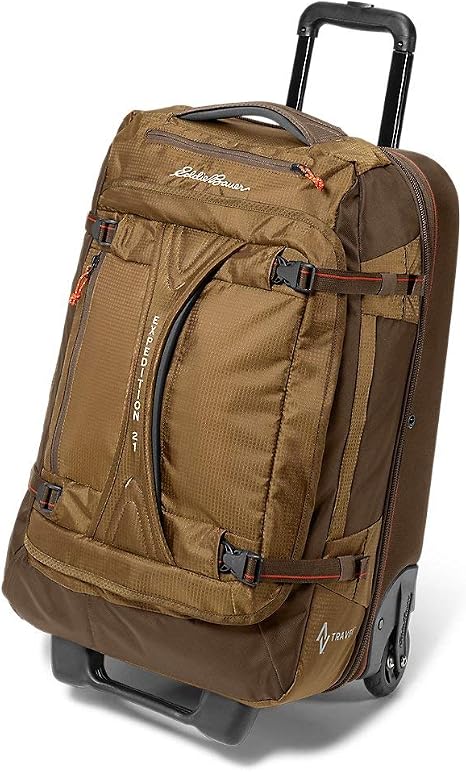 Amazon.com | Eddie Bauer Unisex-Adult Expedition Drop Bottom Rolling ...