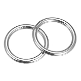 uxcell 316 Stainless Steel Round Ring Welded