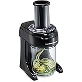 Hamilton Beach 3-in-1 Electric Vegetable Spiralizer & Slicer With 3 Cutting Cones for Veggie Spaghetti, Linguine, and Ribbons