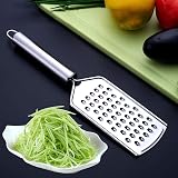 kuou 2Pcs Kitchen Grater Fine Grater with Handle Stainless Steel 430# Blade view 5