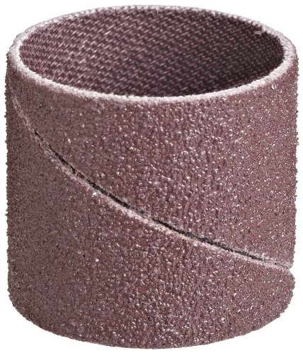 3M Cloth Band 341D, 1" Diameter x 1" Width, 80 Grit, Brown (Pack of 100)