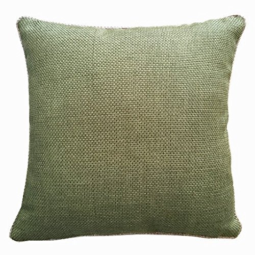 Lewis Sage Green Tartan Cushion cover Faux Wool made in Britain (16"x16