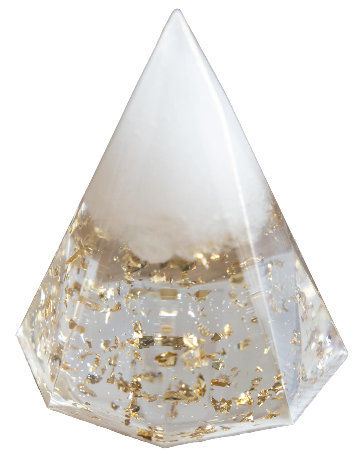 盛り塩 伊勢神宮分霊 お祓い塩使用 交換不要 お清め オルゴナイト 風水 (ゴールド) の商品画像