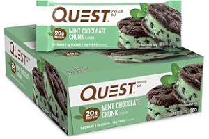 Quest Bar, Mint Chocolate Chunk, 12/Box