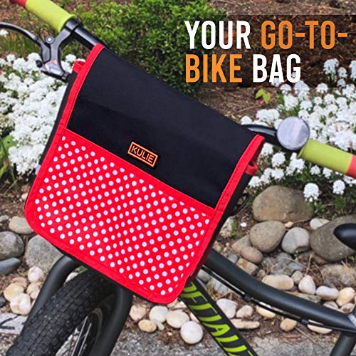 Kulie Bike Handlebar Bag for Kids, Multifunctional Bike Basket for
