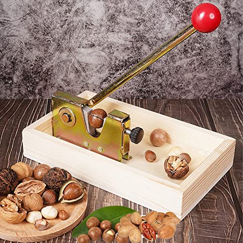 CHAOMIC Nut Cracker, Adjustable Macadamia Nutcracker Nut Cracker Tongs