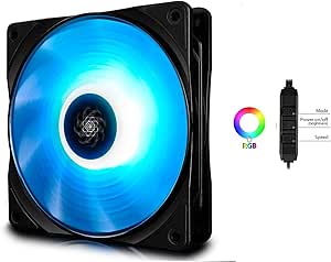 DeepCool - Ventilador Multicolor Multicolor 1*Fan RF120 120mm