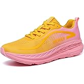 GSLMOLN Women's Walking Shoes Cushion Running Tennis Casual Comfortable Breathable Workout Gym Sports Athletic Fashion Sneakers