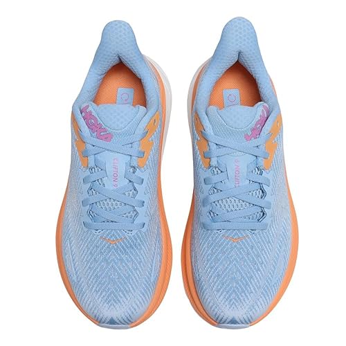 HOKA ONE ONE Womens Clifton Textile Airy Blue Ice Water Trainers