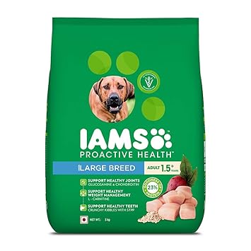 IAMS Proactive Health Adult Large Breed Dogs (1.5+ Years) Dry Dog Food, 3 kg
