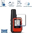 4PCS Glass GPS Screen Protector for Garmin inReach Mini, LFOTPP 9H Tempered Glass Guard Shield Scratch-Resistant Ultra HD Extreme Clarity