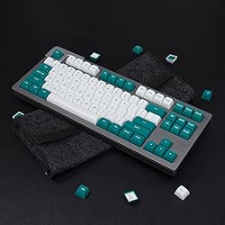 Mintcaps Dark Green White Keycaps Set 150 Keys MSA
