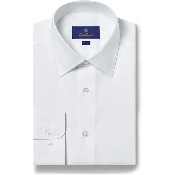 Amazon.com: David Donahue Men's Regular Fit Boxed French Cuff Formal Shirt,  White, 15.5 x 32/33 : Clothing, Shoes & Jewelry