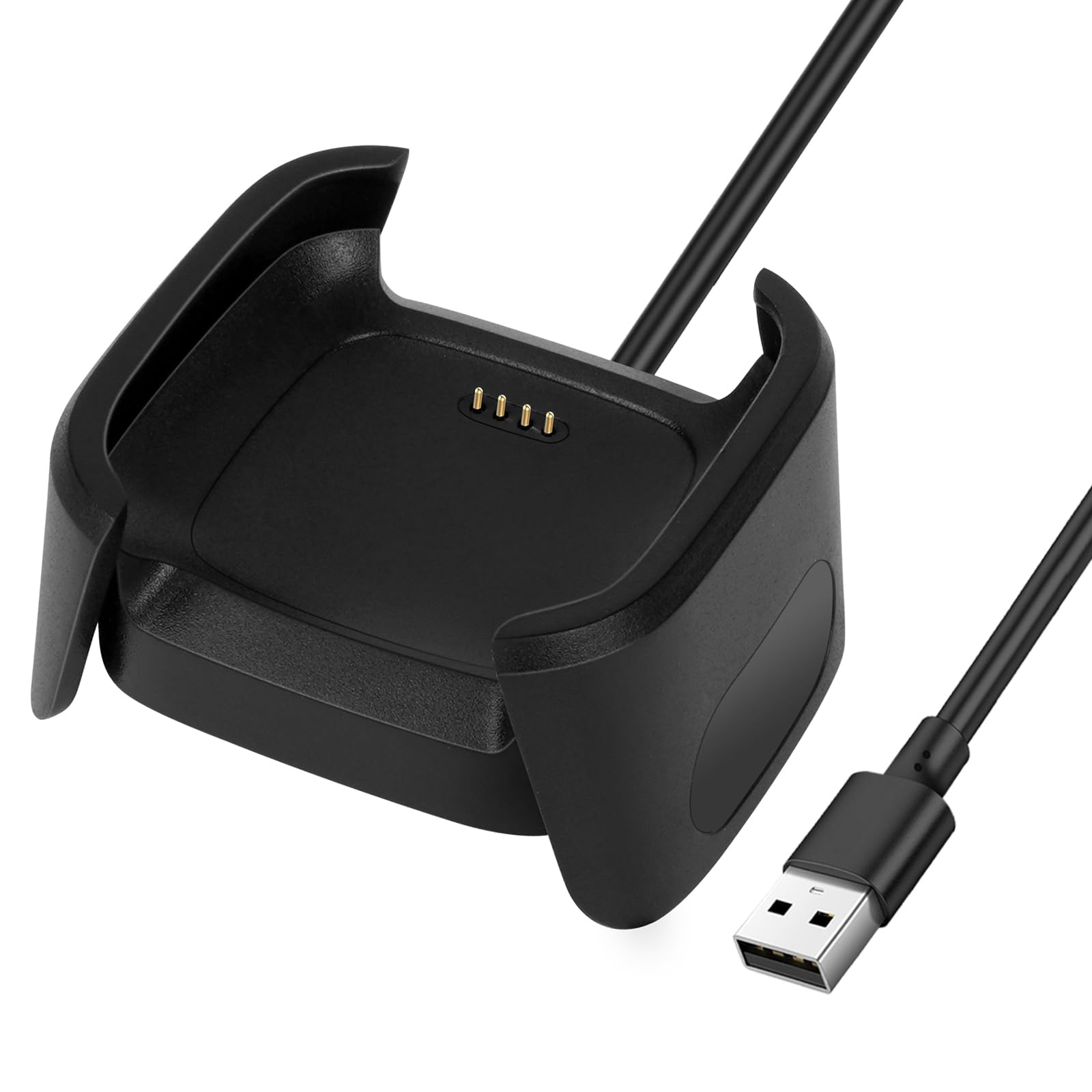 AXFEE Charger Compatible with Fitbit Versa 2, USB Charging Cable Dock, Replacement Smartwatch Charging Cable Dock Stand for Versa 2