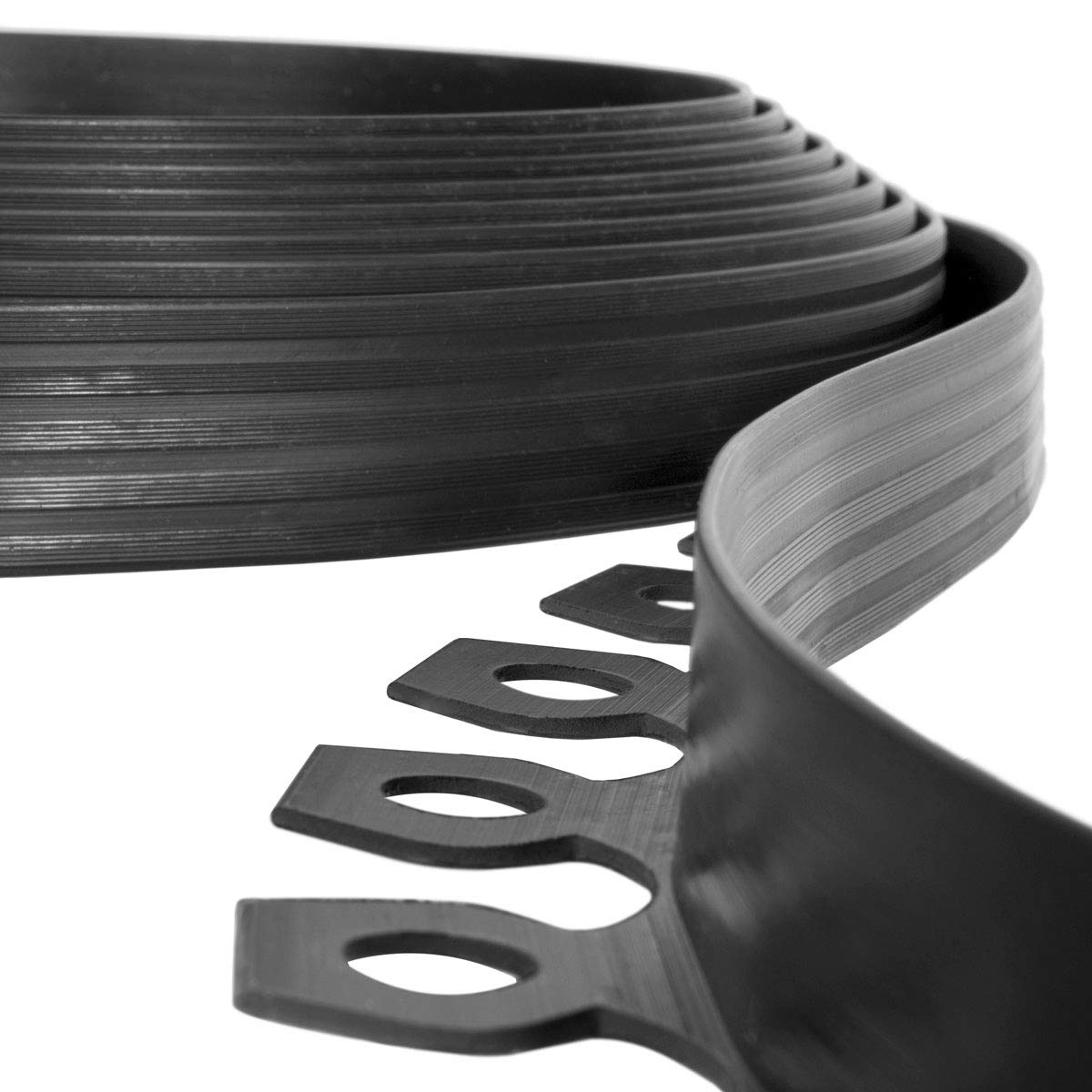 HOLZBRINK Delimitador de Jardín para Céspedes Cinta Elástica PVC ...