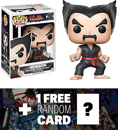 Heihachi (GameStop Exclusive): Funko POP! Games x Tekken Vinyl Figure + 1 FREE Video Games Themed Trading Card Bundle (12985)