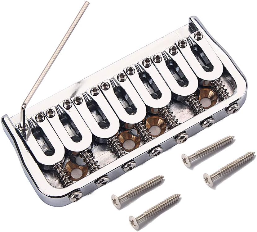 Alnicov 7 String Electric Guitar Brass Bridge for Electric Guitar Parts - Image 4