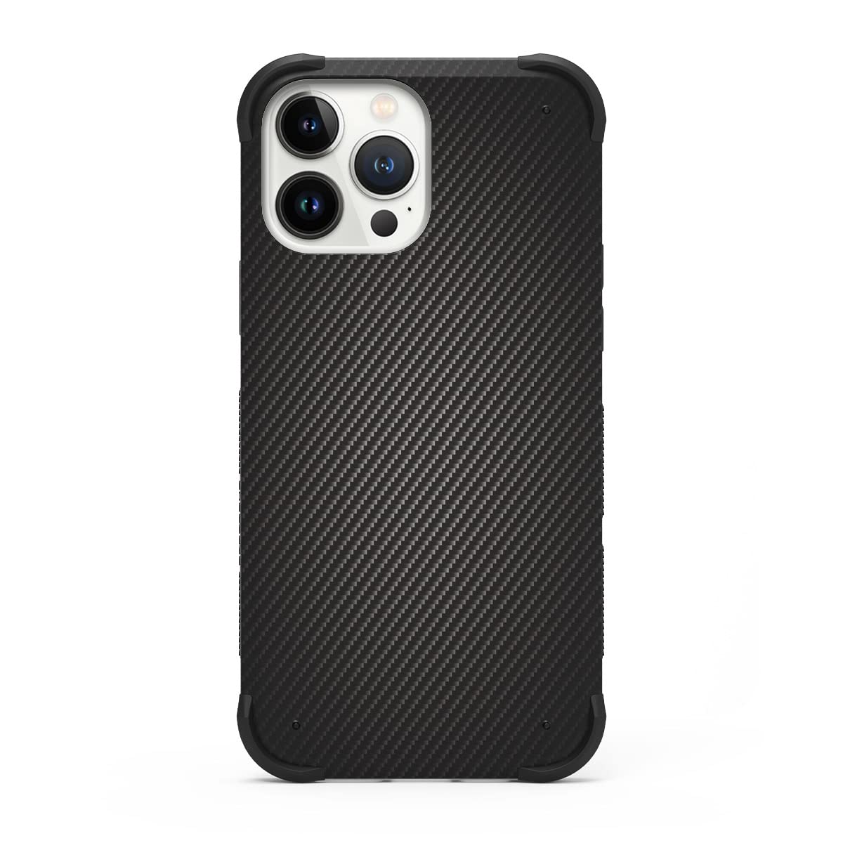 Photo 1 of PureGear DualTek for Apple iPhone 13 Pro Case Military Tested Military Grade Protection Shockproof Absorbent Heavy-Duty Bumper with Drop Test 20 ft Cover Rugged Cool Durable Black Carbon Fiber
