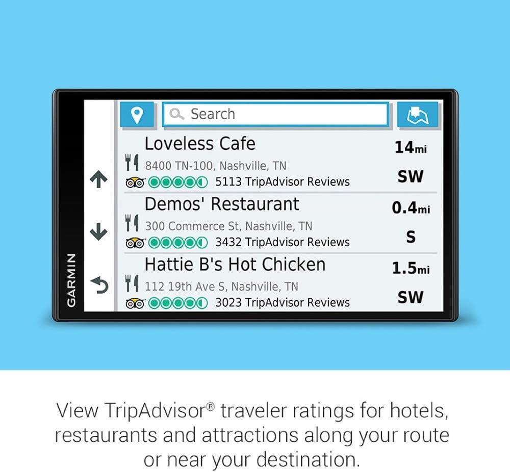 Garmin DriveSmart 65, Built-In Voice-Controlled GPS Navigator with 6.95” High-Res Display