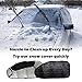 Big Ant Side Windsow Snow Cover, Ultra Thick Car Side Window Snow and Ice Cover 100% Waterproof Frost Guard Protector for Cars Trucks Vans & SUVs (Black-2PCS)