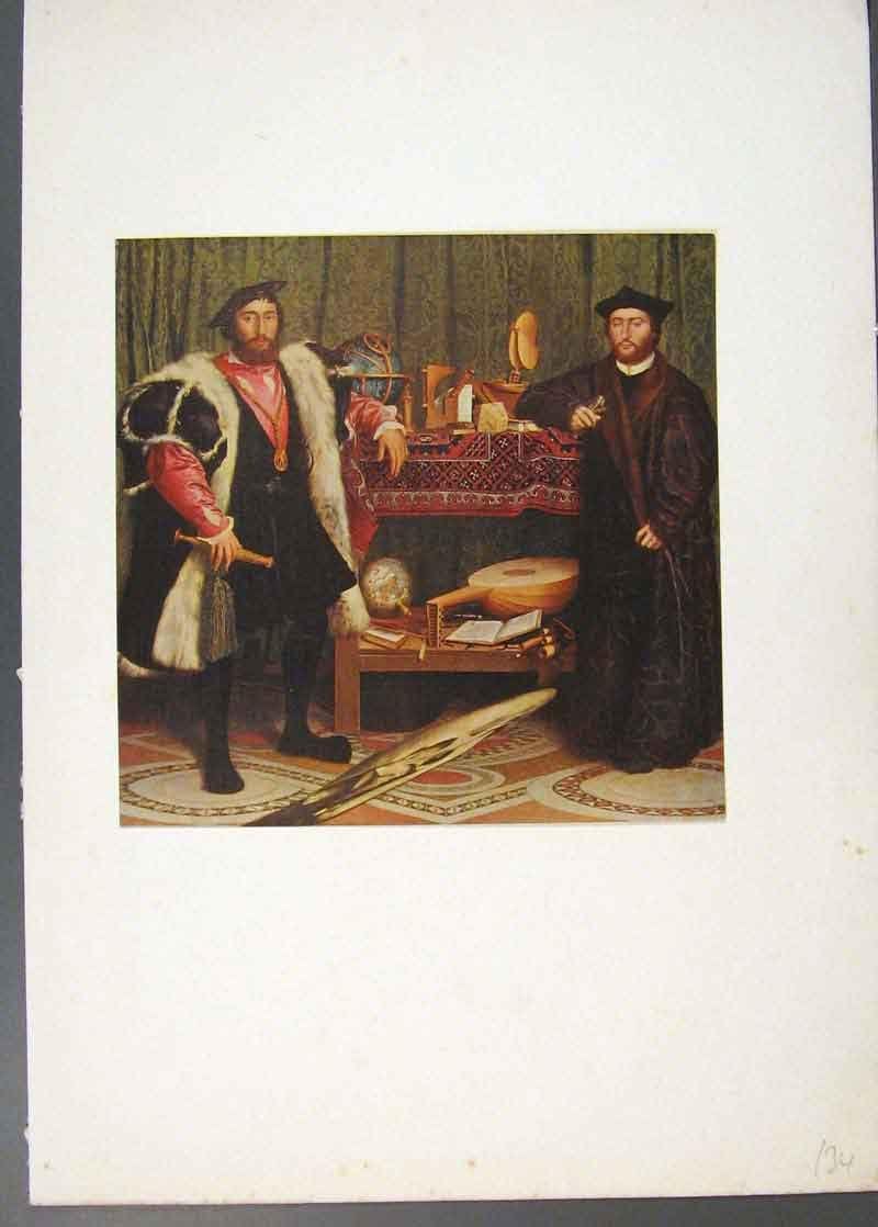 Tableau Les Ambassadeurs De Hans Holbein Le Jeune