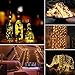 Solar String Lights, 100 LED Solar Fairy Lights 33 feet 8 Modes Copper Wire Lights Waterproof Outdoor String Lights for Garden Patio Gate Yard Party Wedding Indoor Bedroom Warm White - LiyanQ