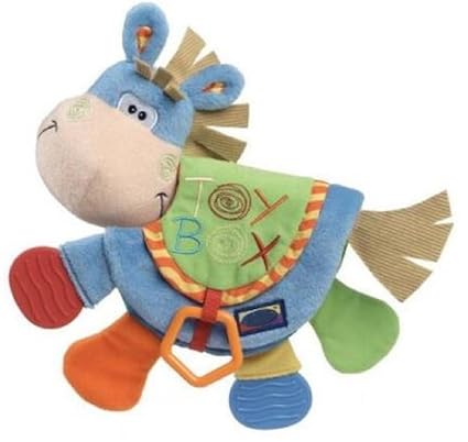 Amazoncom Cute Baby Donkey Soft Book And Teether Generic Toys