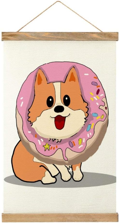 Amazon アートパネル インテリア絵画 装飾画 アート パネル絵 コーギー 犬柄 モダン絵画 モダンアート キャンバス絵画 壁掛け 部屋飾り ウォールアート キャンバス塗装 部屋飾り 壁アート 52 34cm ウォールステッカー オンライン通販