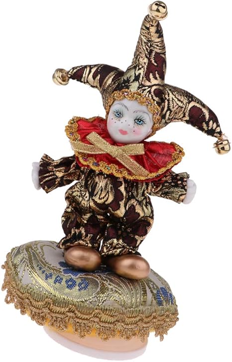 porcelain doll music box