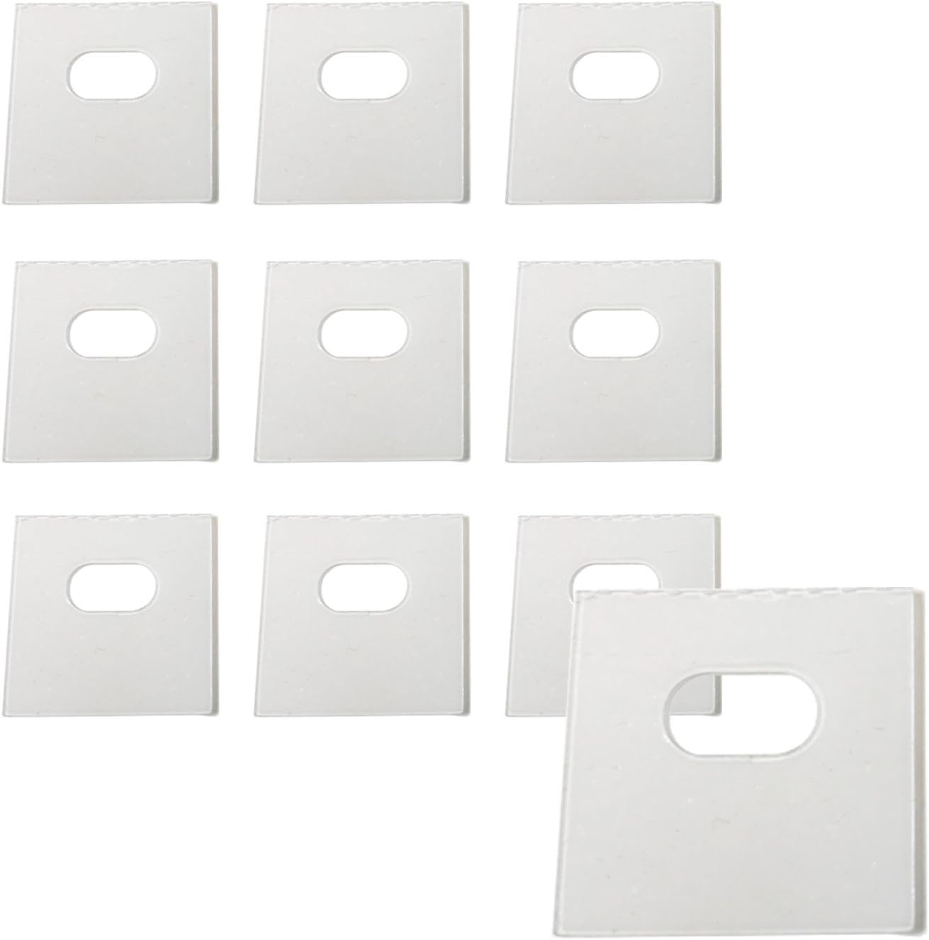 10 Sets of Clear Vertical Blind Repair Tabs / Vertical Blind Tabs