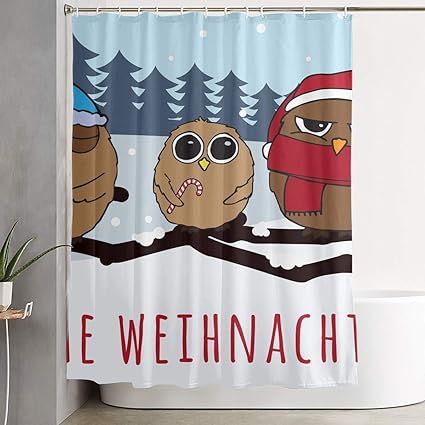 Amazon Com Yetta Yang Frohe Weihnachten Owl Themed Decor