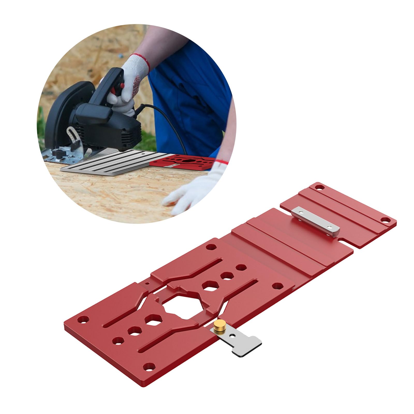 340mm Track Saw Square, 90 Degree Right Angle Circular Saw Guide Rail Angle Stop Accessories Compatible with DeWalt Guide Rail