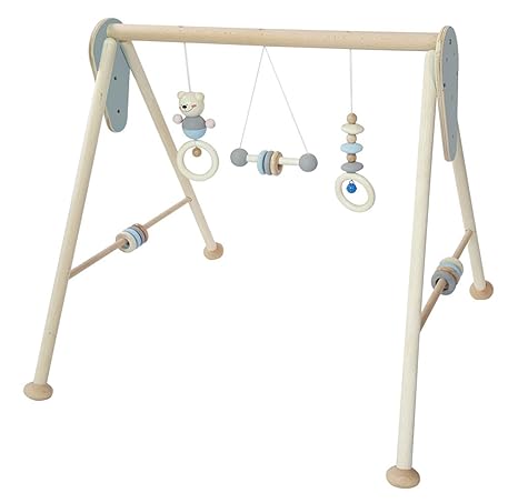 Hess Holzspielzeug 13381 Babyspielgerät aus Holz, blau