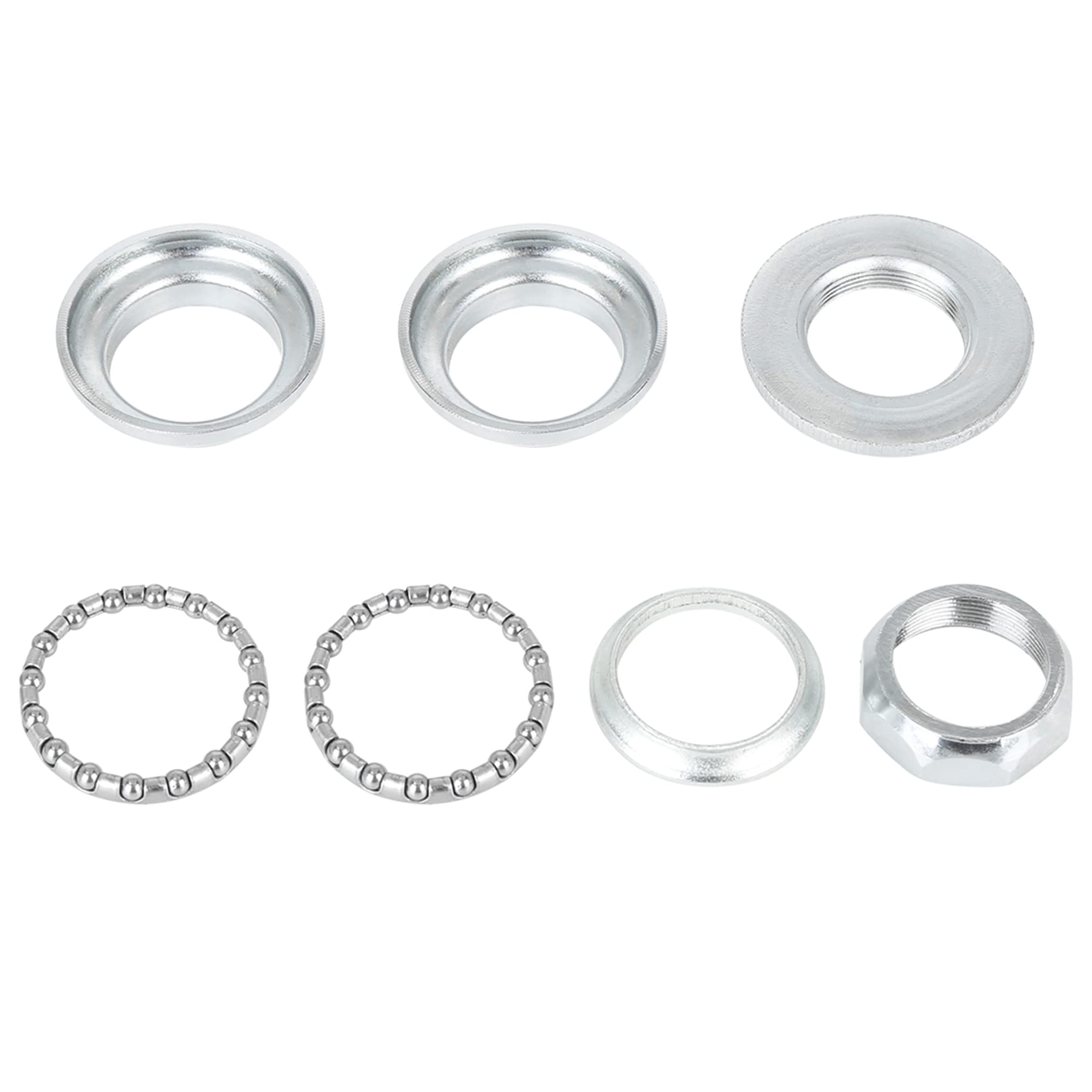 X AUTOHAUX Steel Bicycle Headset Threaded Mountain Headset Sealed Bearings Set