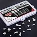 Hilitchi 400pcs M2 M2.5 M3 M4 M5 Phillips Pan Head Screws Nuts w Washers Assortment Kit - 304 Stainless Steel
