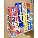 Evelots Wrap/Foil Organizer Rack-Kitchen Cabinet Door-Wall-Plastic Coated Iron