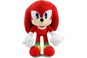 SHIRIA Sonic Plush Doll,The Hedgehog 2 The Movie Plush,Knuckles Sonic Plush Toy, Shadow Stuffed Animals Plush Pillow, Gift for Kids (Knuckles)