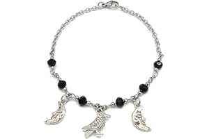 The Morrigan Anklet - Celtic Goddess Ankle Bracelet - Witchy, Celtic, Pagan Jewelry - Irish Morrigu Goddess