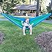 Wise Owl Outfitters Kids Hammock - Small Camping Hammock, Kids Camping Gear w/Tree Straps and Carabiners for Indoor/Outdoor Use - Kid Size Green & Blue