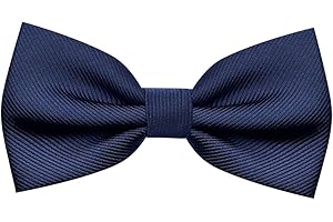 BEWDIO Bow Ties for Boys Pre Tied Toddler Bow Tie Adjustable Kids Bowtie Clip On Baby Bowties for Wedding Party