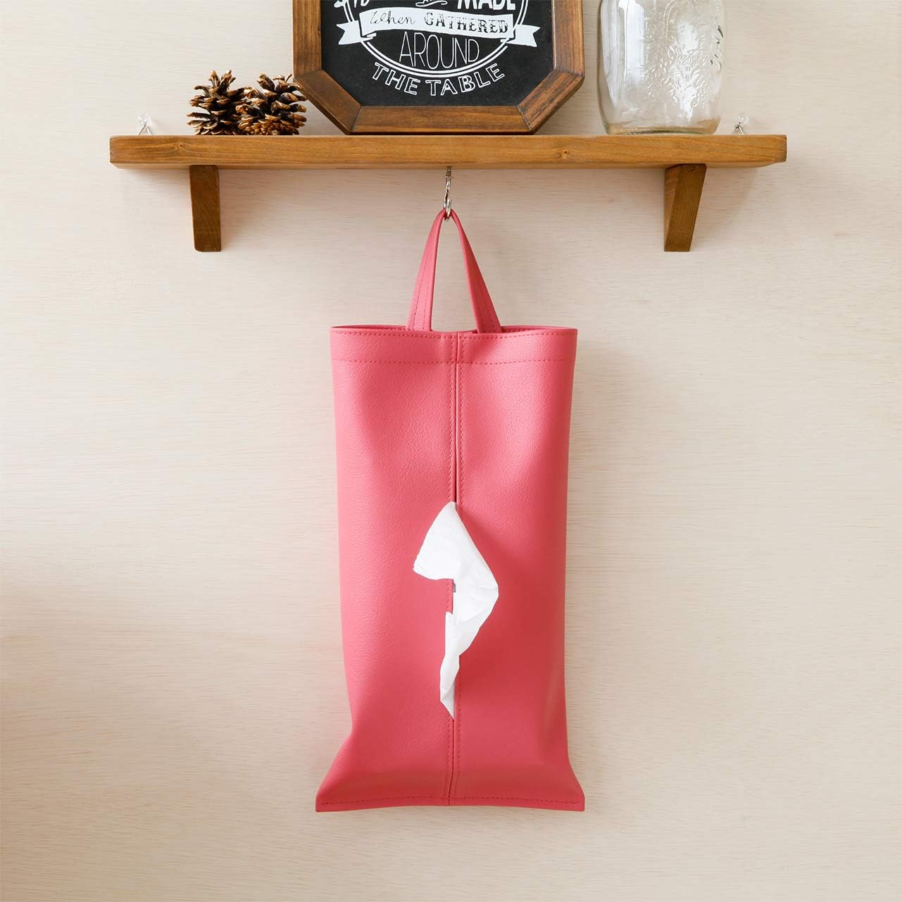 Amazon Tees Factory 掛けられるティッシュケース Kety ホワイト 白 日本製 Pvcレザー ティッシュケース ホルダー オンライン通販